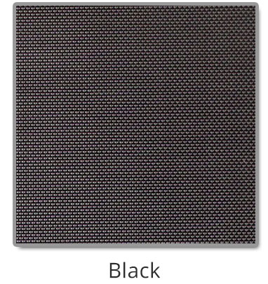 Black TEXTILENE® 80 solar screen TEXTILENE® 80 solar screen in Black color blocks up to 80% of the sun rays, reducing heat transfer through windows.