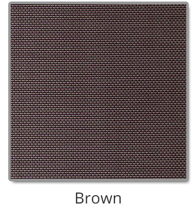 Brown TEXTILENE® 80 solar screen TEXTILENE® 80 solar screen in Brown color blocks up to 80% of the sun rays, reducing heat transfer through windows.