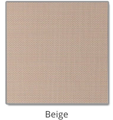 Beige TEXTILENE® 90 solar screen TEXTILENE® 90 solar screen in Beige color blocks up to 90% of the sun rays, reducing heat transfer through windows.