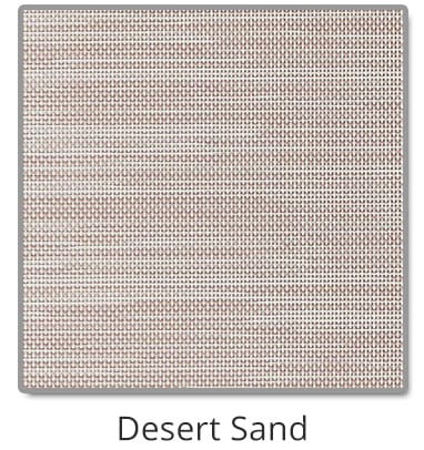 Desert Sand TEXTILENE® 90 solar screen TEXTILENE® 90 solar screen in Desert Sand color blocks up to 90% of the sun rays, reducing heat transfer through windows.