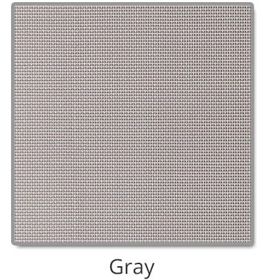 Gray TEXTILENE® 90 solar screen TEXTILENE® 90 solar screen in Gray color blocks up to 90% of the sun rays, reducing heat transfer through windows.